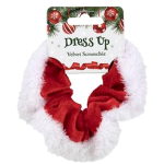 Christmas dress up scrunchie velvet